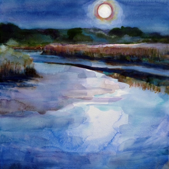 Dreamy Watercolour Wetland