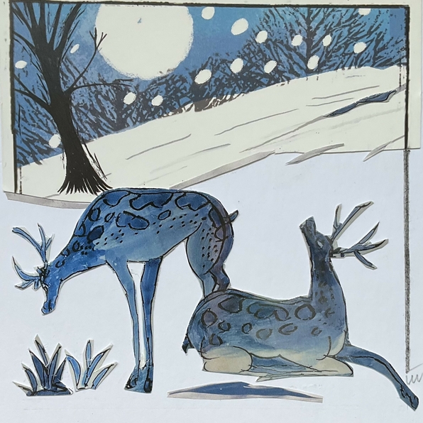 Tailored Christmas Cards with Collage