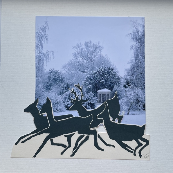 Tailored Christmas Cards with Collage